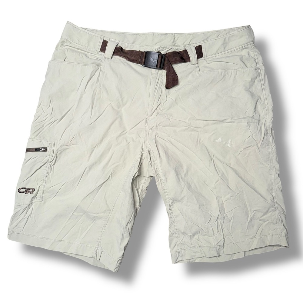 Outdoor Research Hiking Shorts Mens 36 Tan Excellent Technical‎ Cargo Belted